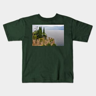 Lake Garda Seen from Malcesine Kids T-Shirt